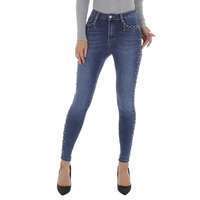 Damen High Waist Jeans von DENIM LIFE - blue