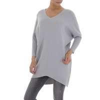 Damen Longpullover von GLO STORY Gr. One Size - grey