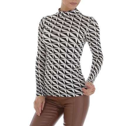 Damen Langarmshirt von GLO STORY - white