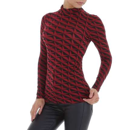 Damen Langarmshirt von GLO STORY - wine