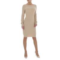 Damen Stretchkleid von GLO STORY - beige