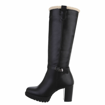Damen High-Heel Stiefel - black Gr. 36