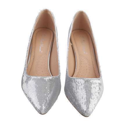 Damen Klassische Pumps - silver