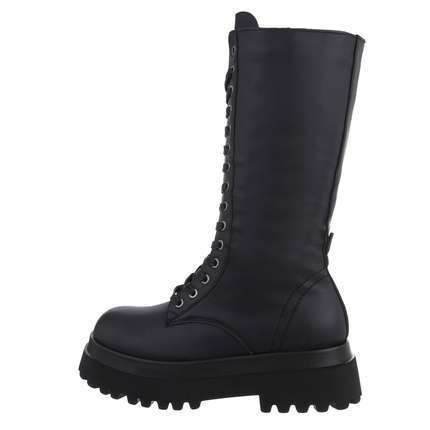 Damen Schnürstiefel - black