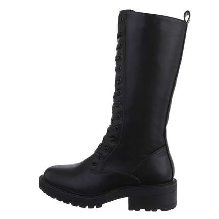 Damen Schnrstiefel - black