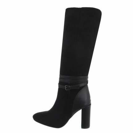 Damen High-Heel Stiefel - black Gr. 38