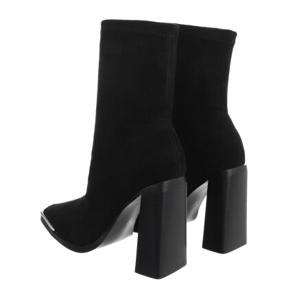 Damen High-Heel Stiefeletten - black