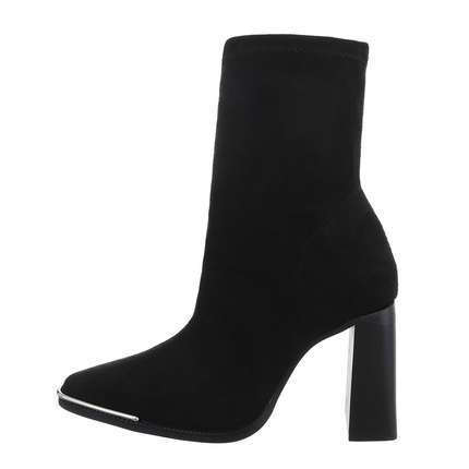 Damen High-Heel Stiefeletten - black Gr. 39