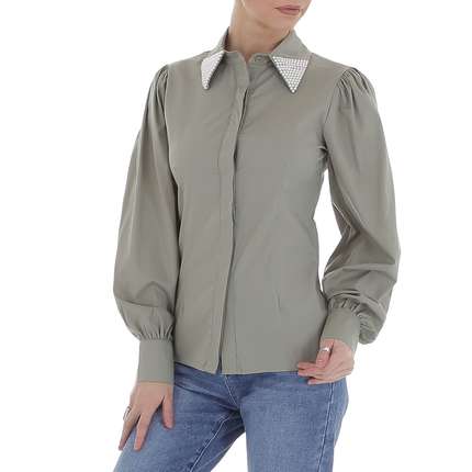 Damen Bluse von Emma & Ashley - armygreen