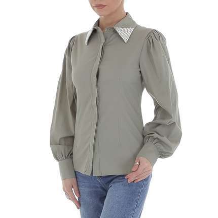 Damen Bluse von Emma & Ashley - armygreen