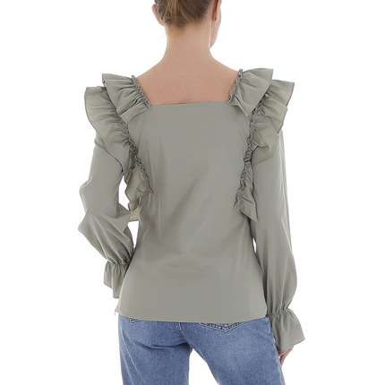 Damen Bluse von Emma & Ashley - armygreen