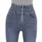 Damen High Waist Jeans von Laulia - blue