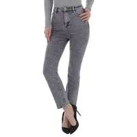 Damen Bootcut Jeans von Laulia - grey