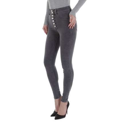 Damen High Waist Jeans von Laulia - grey