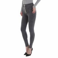 Damen High Waist Jeans von Laulia - grey