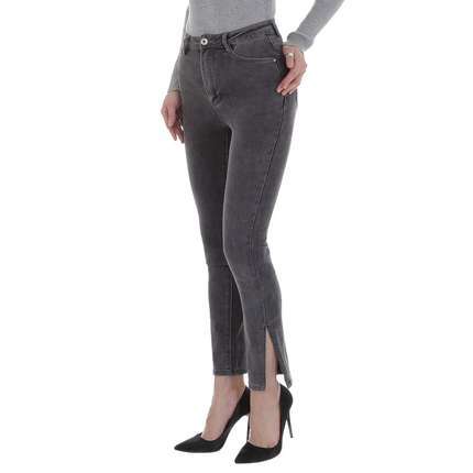 Damen High Waist Jeans von Laulia - grey