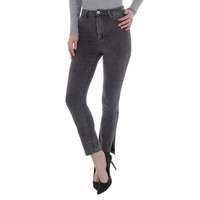 Damen High Waist Jeans von Laulia - grey