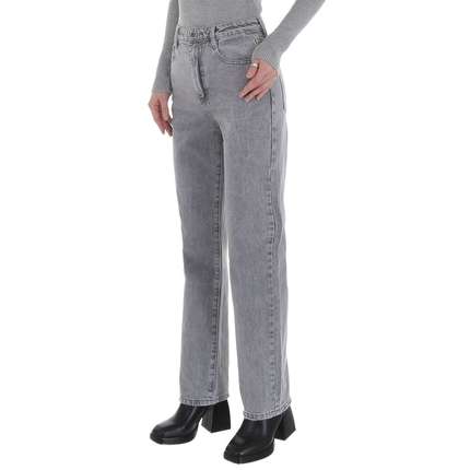 Damen High Waist Jeans von Laulia - grey