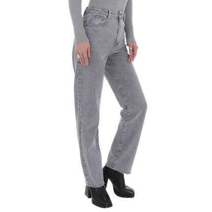 Damen High Waist Jeans von Laulia - grey