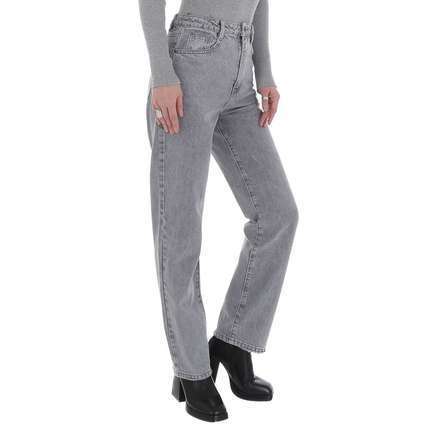 Damen High Waist Jeans von Laulia - grey