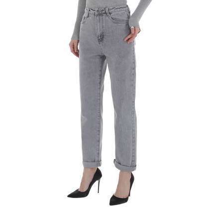 Damen High Waist Jeans von Laulia - grey