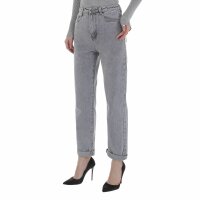 Damen High Waist Jeans von Laulia - grey