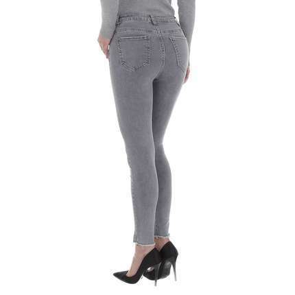 Damen High Waist Jeans von Laulia - grey