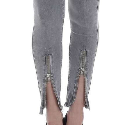 Damen High Waist Jeans von Laulia - grey