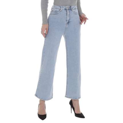 Damen Bootcut Jeans von Laulia - LTblue