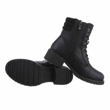 Damen Schnrstiefeletten - black