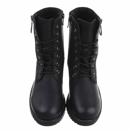 Damen Schnrstiefeletten - black