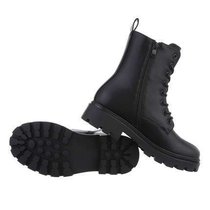 Damen Schnrstiefeletten - black