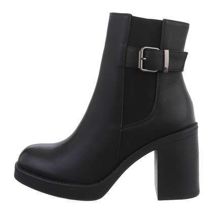 Damen High-Heel Stiefeletten - black