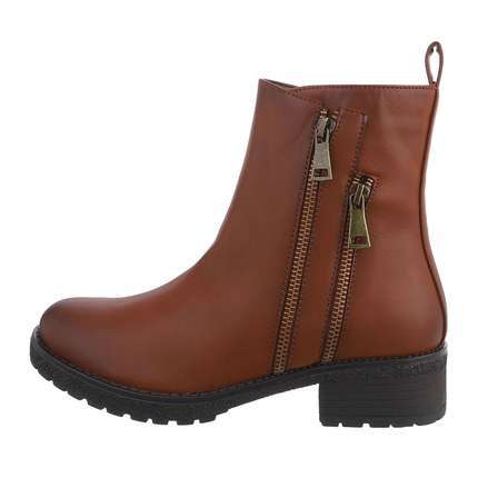 Damen Klassische Stiefeletten - camel