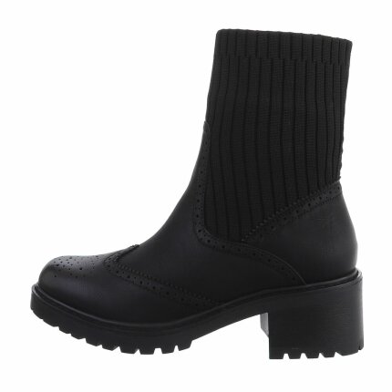 Damen Klassische Stiefeletten - black Gr. 36