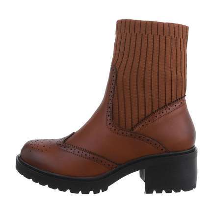 Damen Klassische Stiefeletten - camel