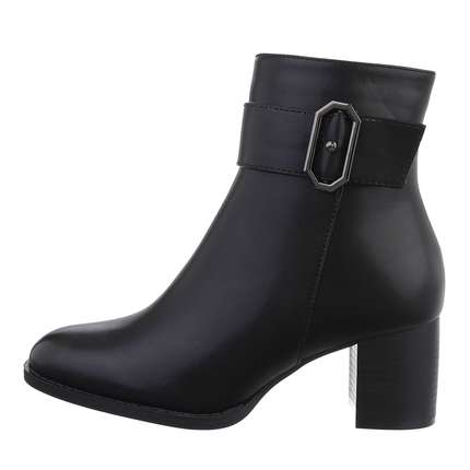 Damen High-Heel Stiefeletten - black