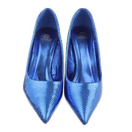 Damen High-Heel Pumps - blue