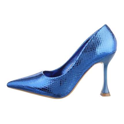 Damen High-Heel Pumps - blue Gr. 36