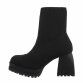 Damen High-Heel Stiefeletten - black