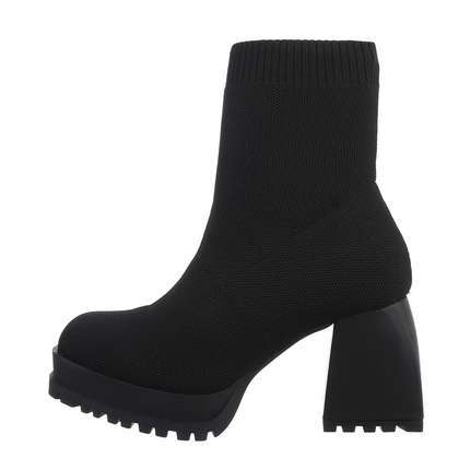 Damen High-Heel Stiefeletten - black Gr. 38