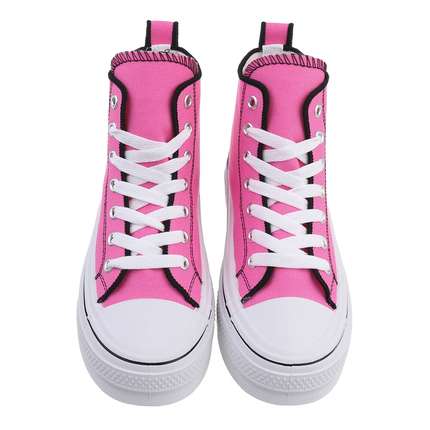 Damen High-Sneakers - fushia