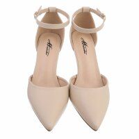 Damen High-Heel Pumps - beige