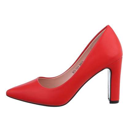 Damen High-Heel Pumps - red Gr. 37