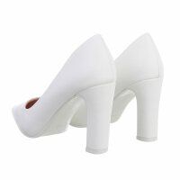 Damen High-Heel Pumps - white