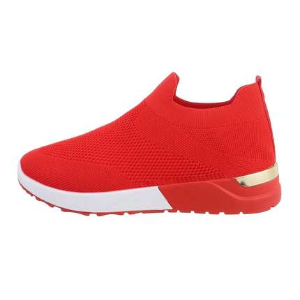 Damen Low-Sneakers - red - 12 Paar
