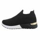 Damen Low-Sneakers - black - 12 Paar