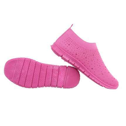 Damen Low-Sneakers - fuchsia