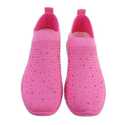 Damen Low-Sneakers - fuchsia