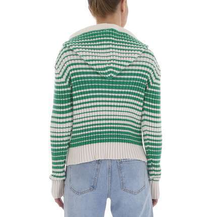 Damen Strickpullover von White ICY Gr. One Size - green